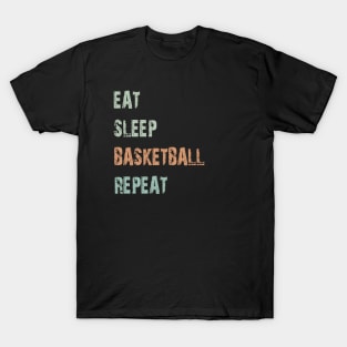 Eat sleep basketball repeat T-Shirt